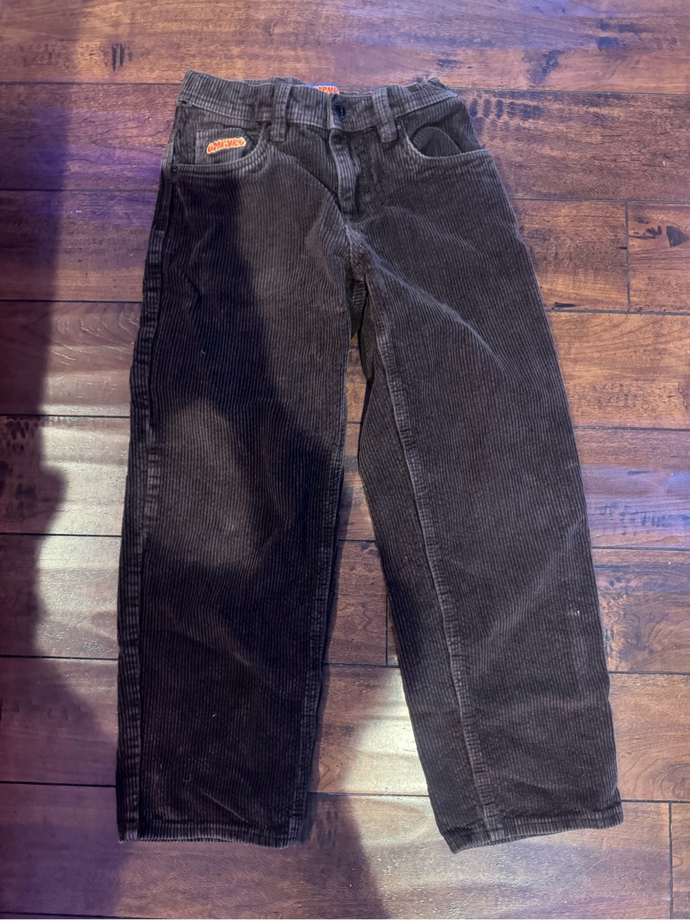 Empyre Men's Black Corduroy Straight-Leg Pants